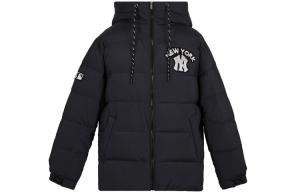 Пуховик унисекс черный Mlb