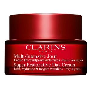 Дневной крем для лица multi-intensive 50+ super restorative day cream very dry skin Clarins, объем 50 мл.