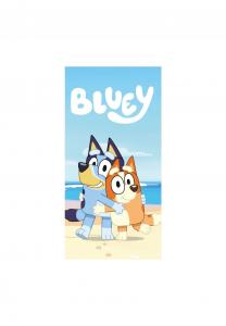 Полотенце детское пляжное Cofi Bluey, 70x140 см, синий