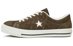 One Star Canvas Shoes Unisex Low-top Green/white Converse