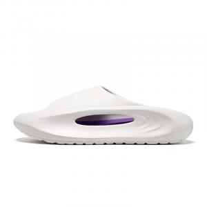 KLAOSD Скользостойкие антибактериальные тапочки-шлепанцы с амортизацией унисекс бело-фиолетовые, цвет White Purple