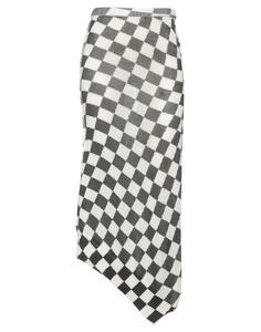 Юбка миди Mm6 Maison Margiela, угольно-серый