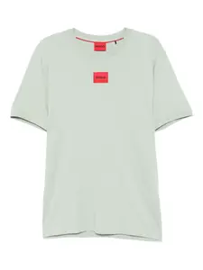 Футболка с нашивкой-логотипом HUGO, зеленый