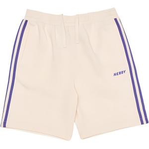 Nerdy Повседневные шорты унисекс кремового цвета