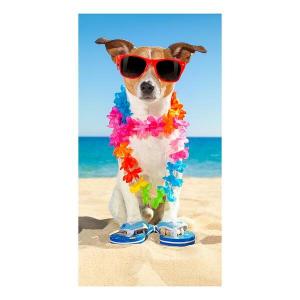 Полотенце для душа Good morning Buddy, 75x150x1 см цвет blau/beige