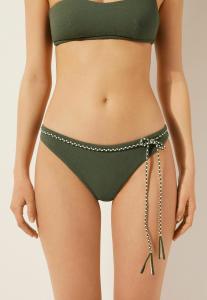 Плавки бикини Calzedonia, темно-зеленый