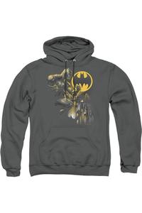 Толстовка с капюшоном Batman Bat Signal для взрослых Gildan, цвет charcoal