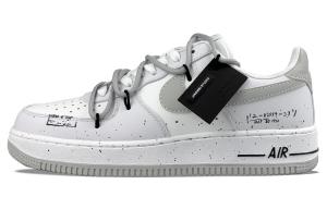 Nike Кроссовки Air Force 1 Low Top мужские бело-серые
