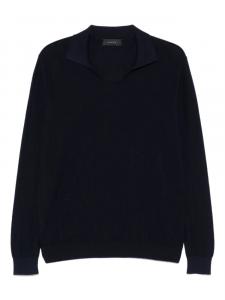 Топ с косым воротником Sease, синий