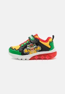 Светящиеся кроссовки nintendo super mario cyberdron boy low Geox, Green/Red