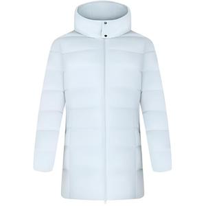 361° Пуховик Women's Water Gray Blue Hooded Thickened