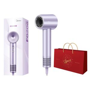 Фен 1500W с отрицательными ионами FG208 Midea, Starlight Purple, Official Shopping Bag