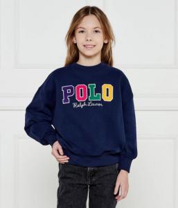 Свитшот детский Polo Ralph Lauren с вышитым логотипом бренда, синий