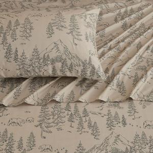 Комплект постельного белья Madelinen Wilderness из ультрамягкой микрофибры, цвет Bear Mountain