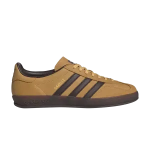 Кроссовки adidas Gazelle Indoor Oat Dark Brown, желто-коричневый