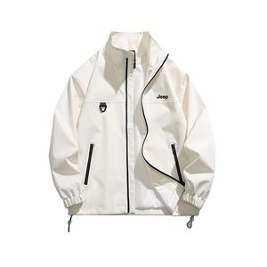 Свободная повседневная куртка Jeep, Shuffleboard White