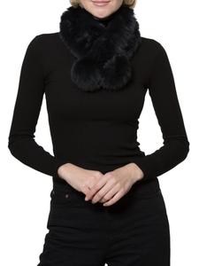 Шарф из искусственного меха BELLE FARE, темно-синий