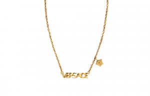 Кулон с логотипом VERSACE, золото