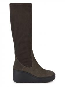 Geox Ботинки на танкетке "Spherica Ec9" серого цвета