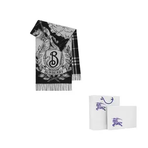 Burberry Шарф Stormy Knight, Black/White