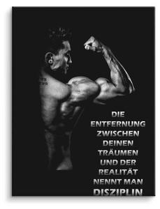 Картина на холсте ArtMind Disziplin, многоцветный