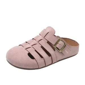 SUPEREDGE Тихие устойчивые к истиранию закрытые тапочки женские розовые, цвет Pink