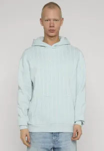 Небольшая фирменная толстовка в тонкую полоску. Karl Kani, Dark Green Vanilla