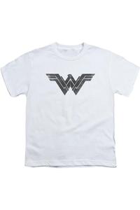 Футболка для подростков "Бэтмен против Супермена" со складками и эффектом поношенности Gildan, белый