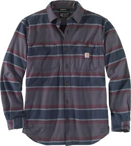Рубашка Carhartt Hamilton Fleece Lined Shirt, цвет Blue/Purple