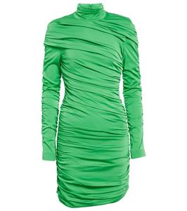 Мини-платье с рюшами Stella McCartney, Bright Green