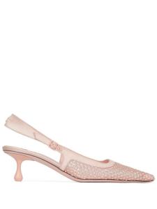 Туфли-лодочки Amel 50 с кристаллами Jimmy Choo, розовый