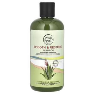 Шампунь Petal Fresh Pure Smooth & Restore с кератиновым маслом и алоэ вера, 475 мл