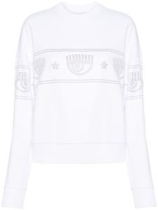Толстовка Logomania с заклепками Chiara Ferragni, белый