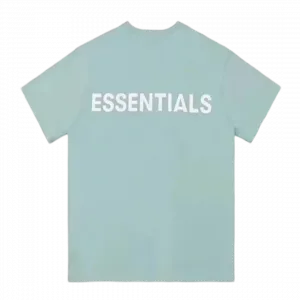 Футболка Fear of God Essentials Basic Short Sleeve T-Shirt 'Light Blue' FOG-SS20-122, синий