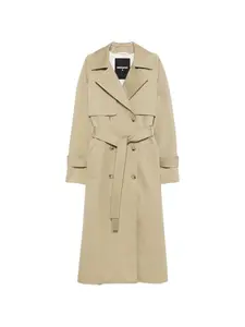 Хлопковый тренч Patrizia Pepe, бежевый