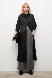 Хлопковое платье Answear.Lab, черный