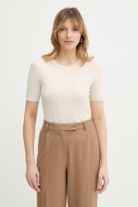 Шелковый свитер gabarra Weekend Max Mara, бежевый