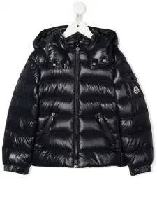 Пуховик с капюшоном Moncler Enfant, синий