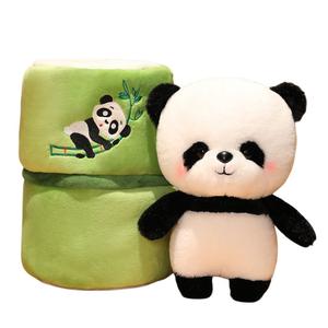 Плюшевая кукла Bamboo Tube Panda высотой 28/30 см Ten Thousand Children's Music