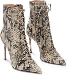 Generic Женские ботильоны с заостренным носком на высоком каблуке, шнуровкой, модная боковая молния, вечерние короткие ботинки, классические удобные туфли для вечеринки на среднем каблуке, обувь для выпускного