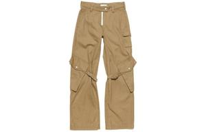 Прямые карго Acne Studios, прохладный бежевый