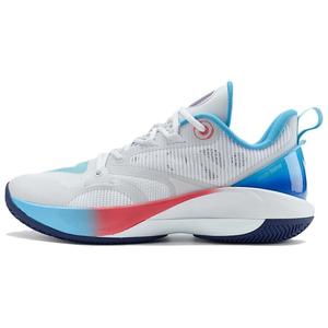 Баскетбольные кроссовки унисекс с низким верхом, белые/тропические синие Peak