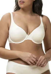 Бюстгальтер-получашки Triumph "Body Make-up Soft Touch WHP", чашки А-Е, чашки с тонкими вставками, бюстгальтер на косточках, цвет Vanille