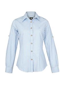 Традиционная блузка 150000-2602 светло-синего цвета OS-Trachten