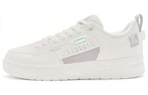 XTEP Женские противоскользящие амортизирующие скейтерки низкие бело-серые, цвет White Gray