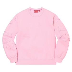 Толстовка Supreme Tonal Appliqué Crewneck, розовый