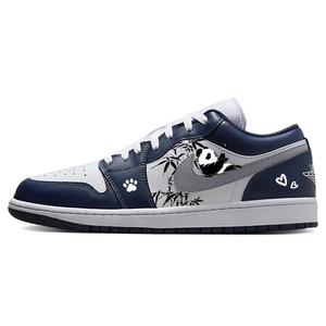 Баскетбольные кроссовки Air 1 Vintage женские с низким верхом, белый/синий Jordan