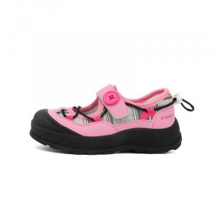 Детские сандалии с низким верхом, устойчивые к истиранию, дышащие ST&SAT, персиковый/розовый