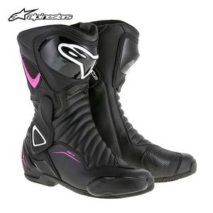 ALPINESTARS PROTECTS Мотоциклетные ботинки Star, гоночная антипад трек экипировка, защитные трек ботинки для мужчин и женщин SMX6 V2 черный фиолетовый белый женский стиль, размер 41