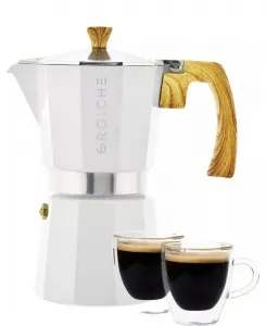 Milano Expresso Elegance: набор чашек для эспрессо Moka Pot Grosche, белый